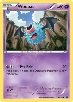 Woobat - Emerging Powers - #36 - Pokemon TCG card