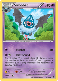 Swoobat - Emerging Powers - #37 - Pokemon TCG card