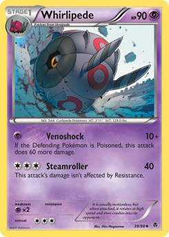 Whirlipede - Emerging Powers - #39 - Pokemon TCG card
