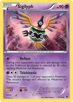 Sigilyph #41 Sigilyph - Emerging Powers - #41 - Pokemon TCG card