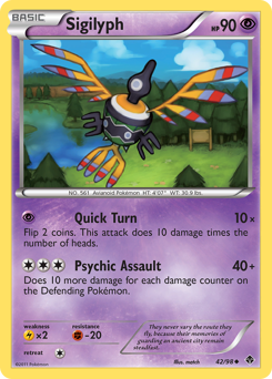Sigilyph #42 Sigilyph - Emerging Powers - #42 - Pokemon TCG card