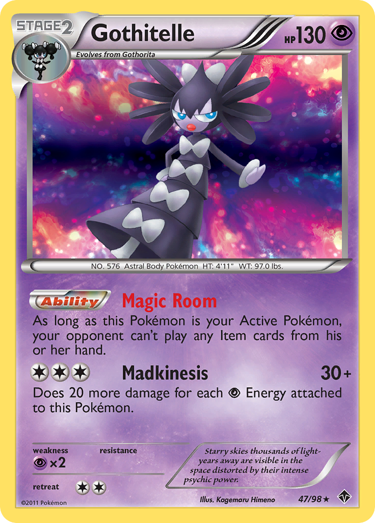 Gothitelle - Emerging Powers - #47 - Pokemon TCG card