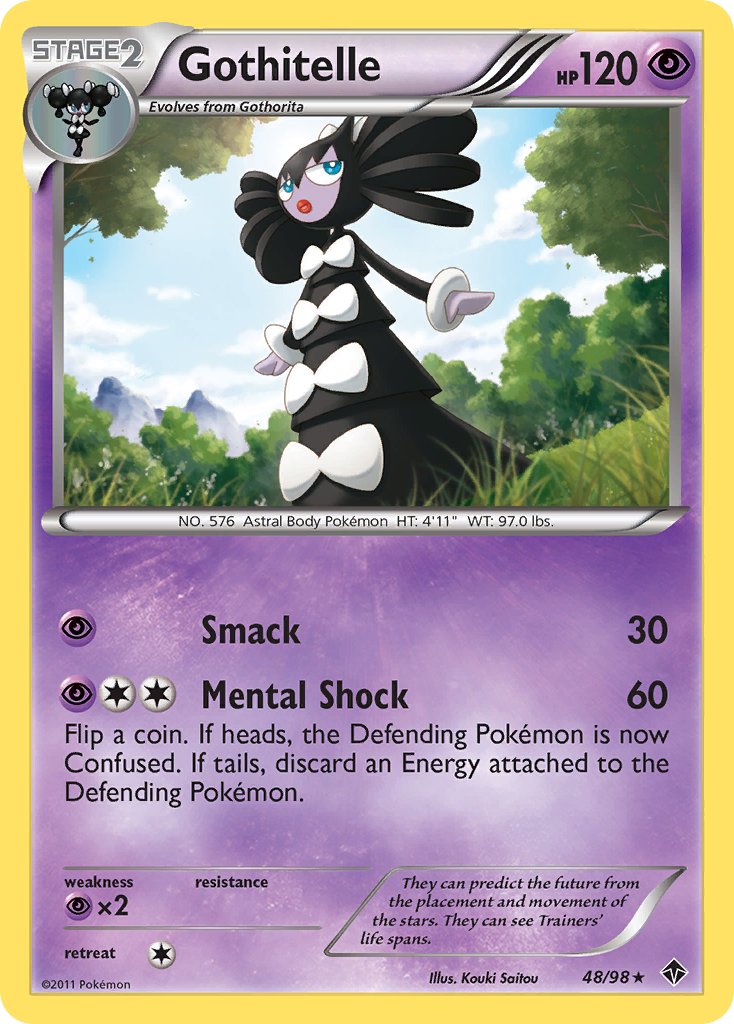 Gothitelle - Emerging Powers - #48 - Pokemon TCG card