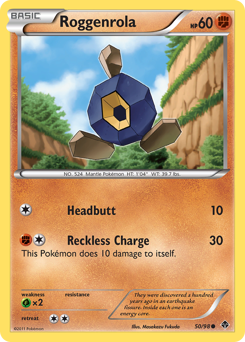 Roggenrola - Emerging Powers - #50 - Pokemon TCG card