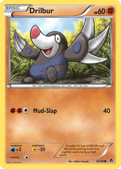 Drilbur - Emerging Powers - #55 - Pokemon TCG card