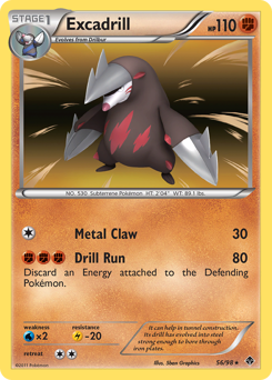 Excadrill #56 Excadrill - Emerging Powers - #56 - Pokemon TCG card