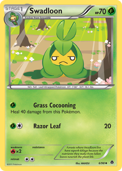 Swadloon - Emerging Powers - #6 - Pokemon TCG card