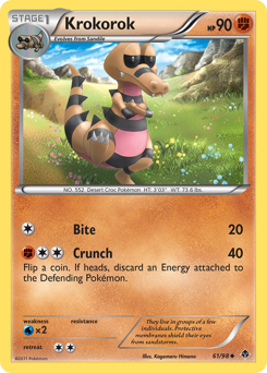 Krokorok #61 Krokorok - Emerging Powers - #61 - Pokemon TCG card