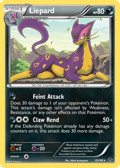 Liepard - Emerging Powers - #65 - Pokemon TCG card