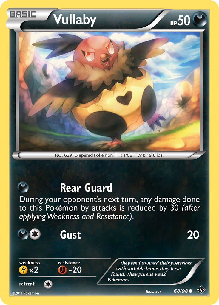 Vullaby - Emerging Powers - #68 - Pokemon TCG card