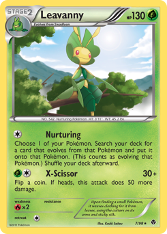 Leavanny #7 Leavanny - Emerging Powers - #7 - Pokemon TCG card
