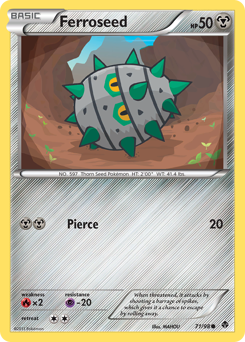 Ferroseed - Emerging Powers - #71 - Pokemon TCG card
