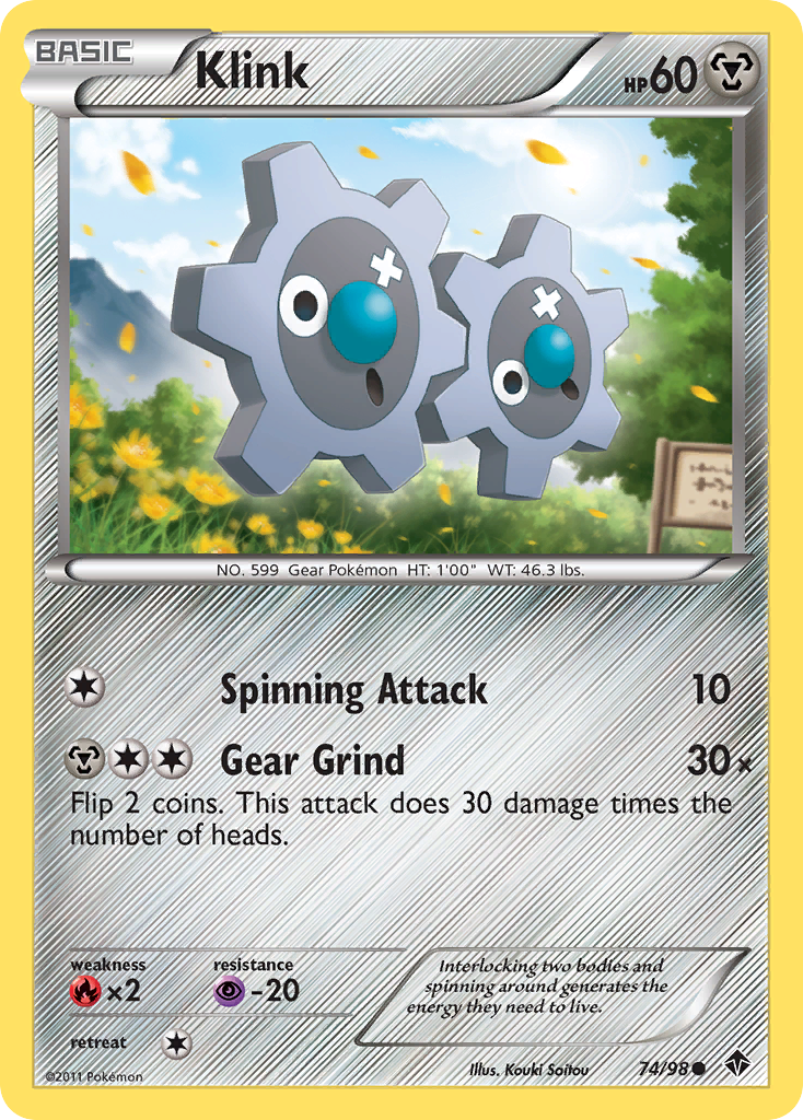 Klink - Emerging Powers - #74 - Pokemon TCG card