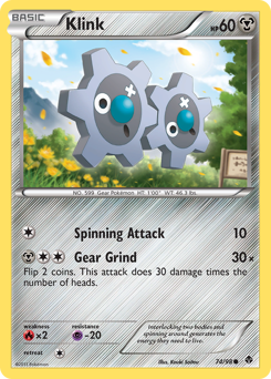 Klink #74 Klink - Emerging Powers - #74 - Pokemon TCG card