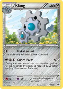 Klang - Emerging Powers - #75 - Pokemon TCG card