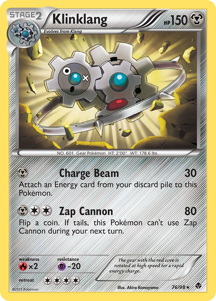 Klinklang - Emerging Powers - #76 - Pokemon TCG card