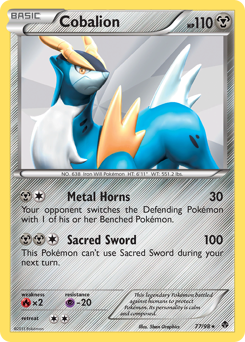 Cobalion #77 Cobalion - Emerging Powers - #77 - Pokemon TCG card