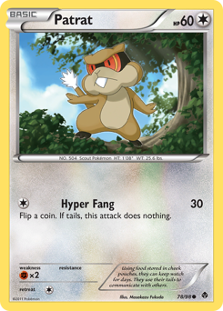 Patrat - Emerging Powers - #78 - Pokemon TCG card