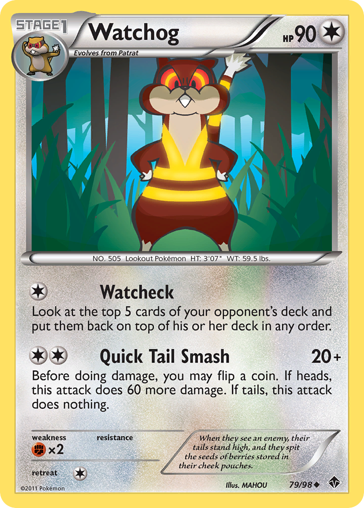 Watchog - Emerging Powers - #79 - Pokemon TCG card
