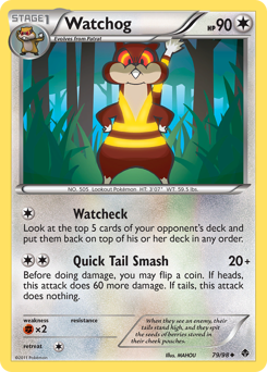 Watchog #79 Watchog - Emerging Powers - #79 - Pokemon TCG card