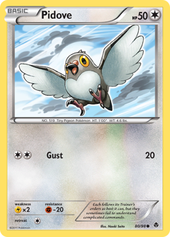 Pidove #80 Pidove - Emerging Powers - #80 - Pokemon TCG card