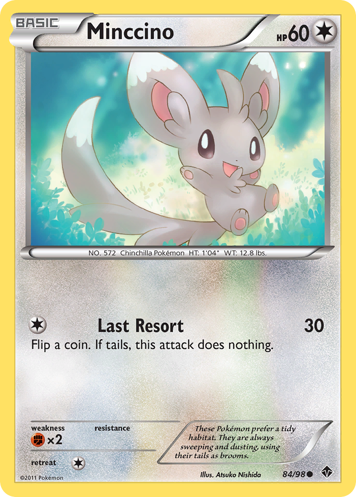 Minccino - Emerging Powers - #84 - Pokemon TCG card