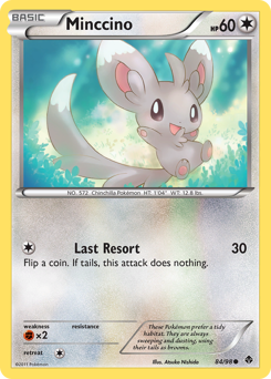 Minccino #84 Minccino - Emerging Powers - #84 - Pokemon TCG card