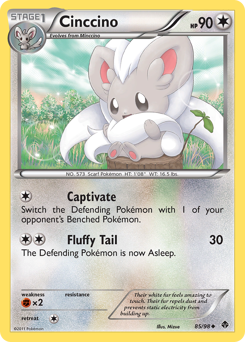 Cinccino - Emerging Powers - #85 - Pokemon TCG card