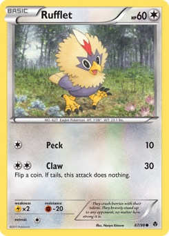 Rufflet #87 Rufflet - Emerging Powers - #87 - Pokemon TCG card