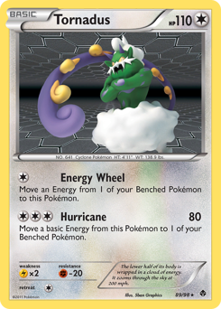 Tornadus #89 Tornadus - Emerging Powers - #89 - Pokemon TCG card