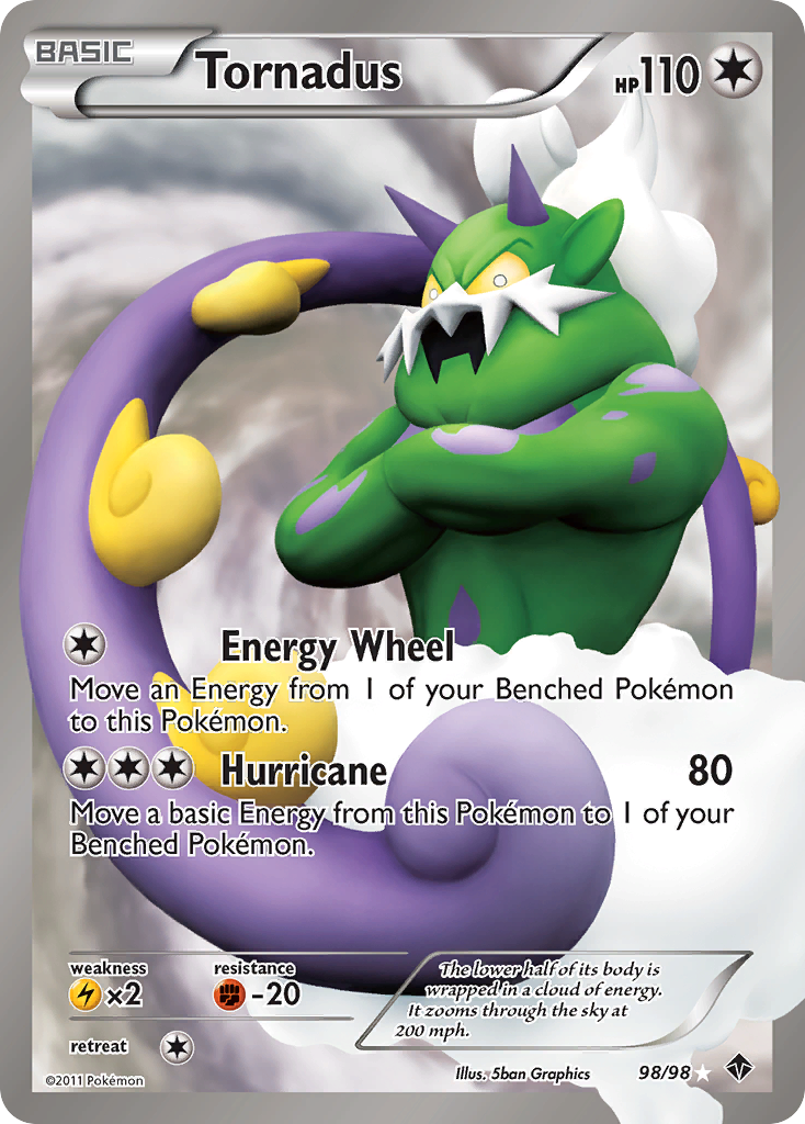 Tornadus - Emerging Powers - #98 - Pokemon TCG card