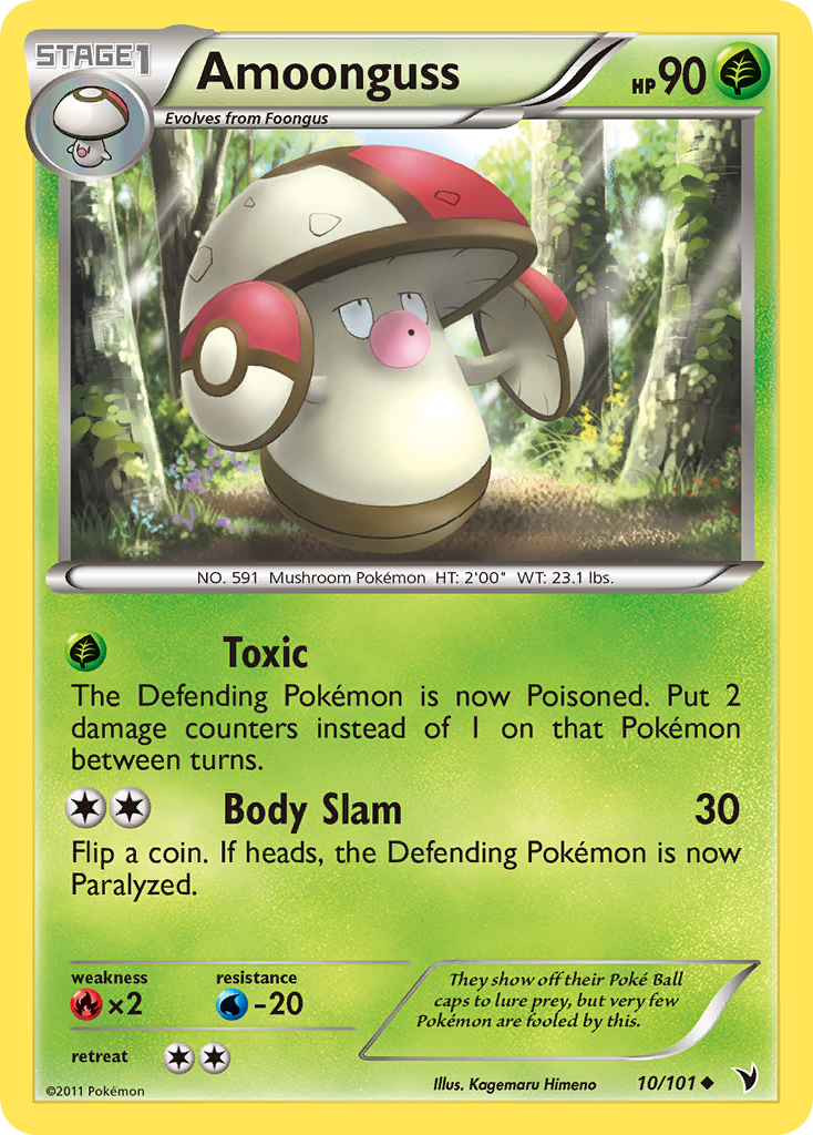 Amoonguss - Noble Victories - #10 - Pokemon TCG card
