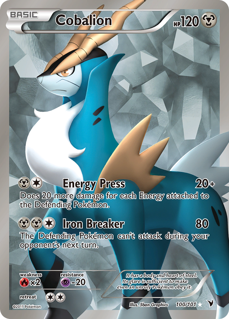 Cobalion - Noble Victories - #100 - Pokemon TCG card