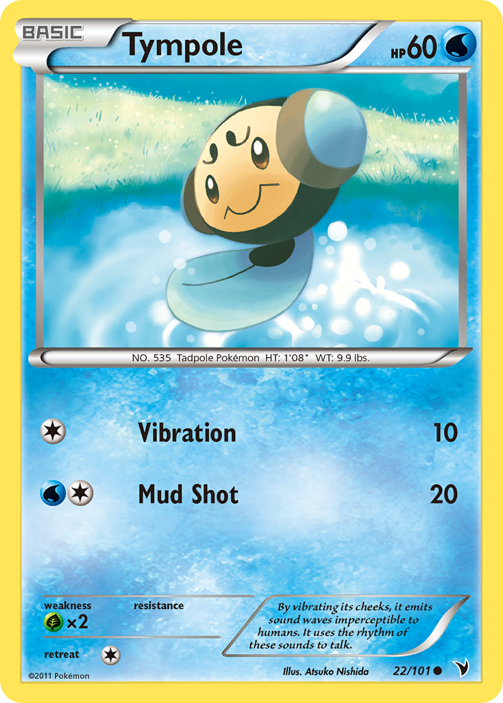 Tympole - Noble Victories - #22 - Pokemon TCG card