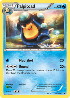Palpitoad #23 Palpitoad - Noble Victories - #23 - Pokemon TCG card