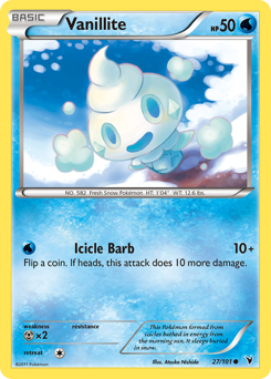 Vanillite - Noble Victories - #27 - Pokemon TCG card
