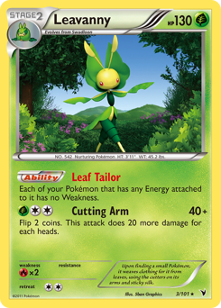 Leavanny #3 Leavanny - Noble Victories - #3 - Pokemon TCG card
