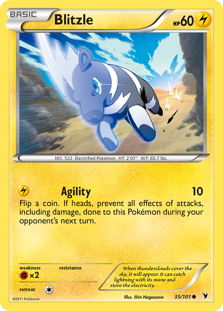 Blitzle - Noble Victories - #35 - Pokemon TCG card
