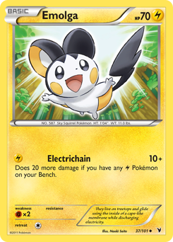 Emolga #37 Emolga - Noble Victories - #37 - Pokemon TCG card