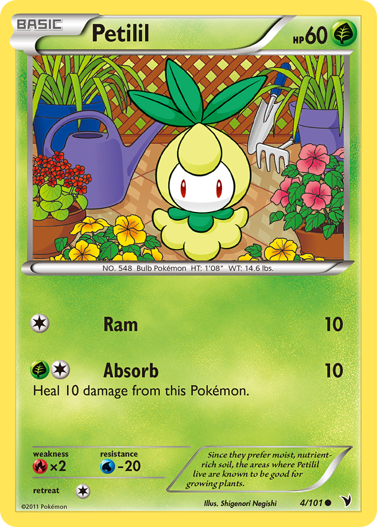 Petilil - Noble Victories - #4 - Pokemon TCG card