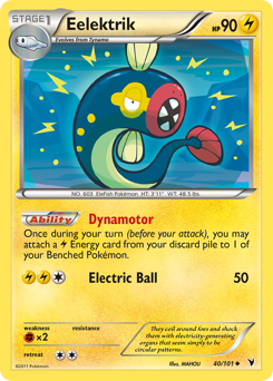 Eelektrik - Noble Victories - #40 - Pokemon TCG card