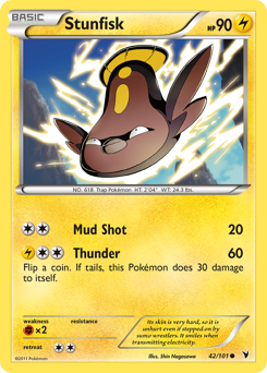 Stunfisk - Noble Victories - #42 - Pokemon TCG card