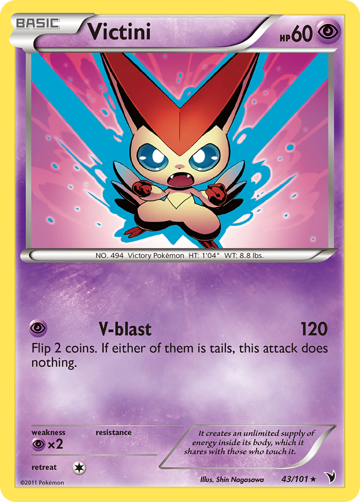 Victini - Noble Victories - #43 - Pokemon TCG card