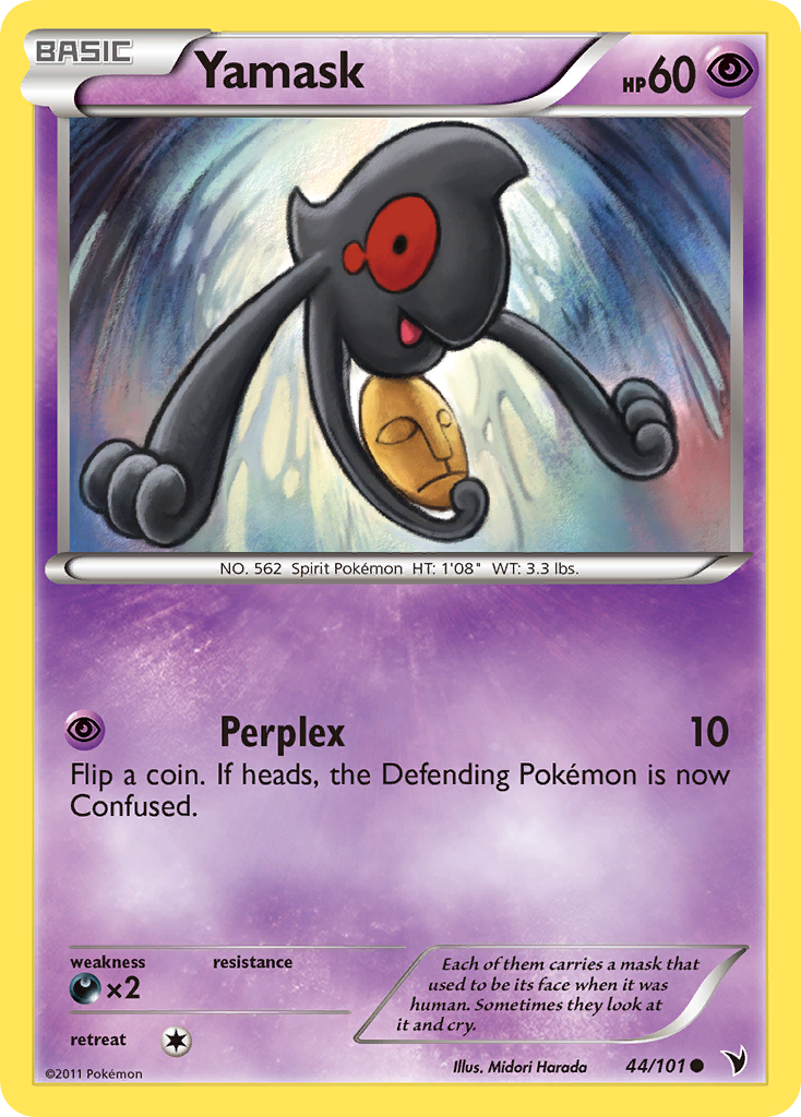 Yamask - Noble Victories - #44 - Pokemon TCG card