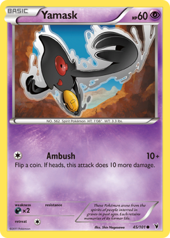Yamask - Noble Victories - #45 - Pokemon TCG card
