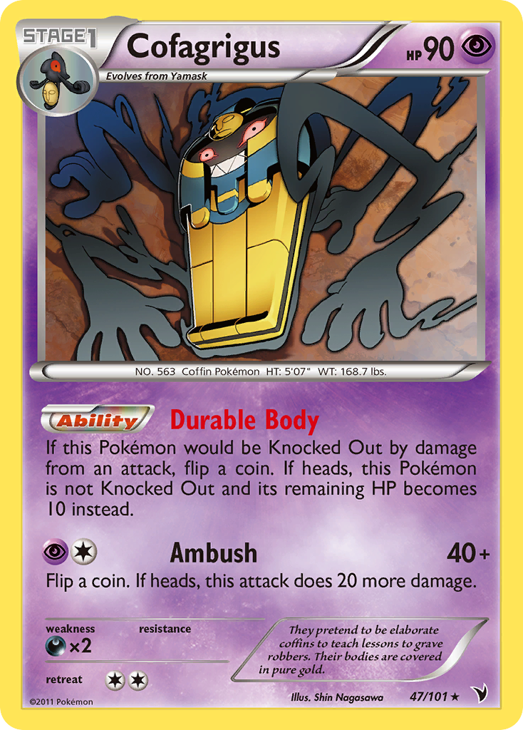 Cofagrigus - Noble Victories - #47 - Pokemon TCG card
