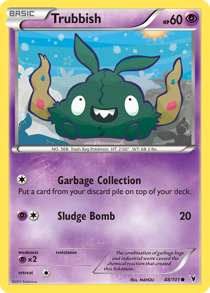 Trubbish - Noble Victories - #48 - Pokemon TCG card