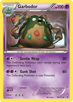 Garbodor #49 Garbodor - Noble Victories - #49 - Pokemon TCG card