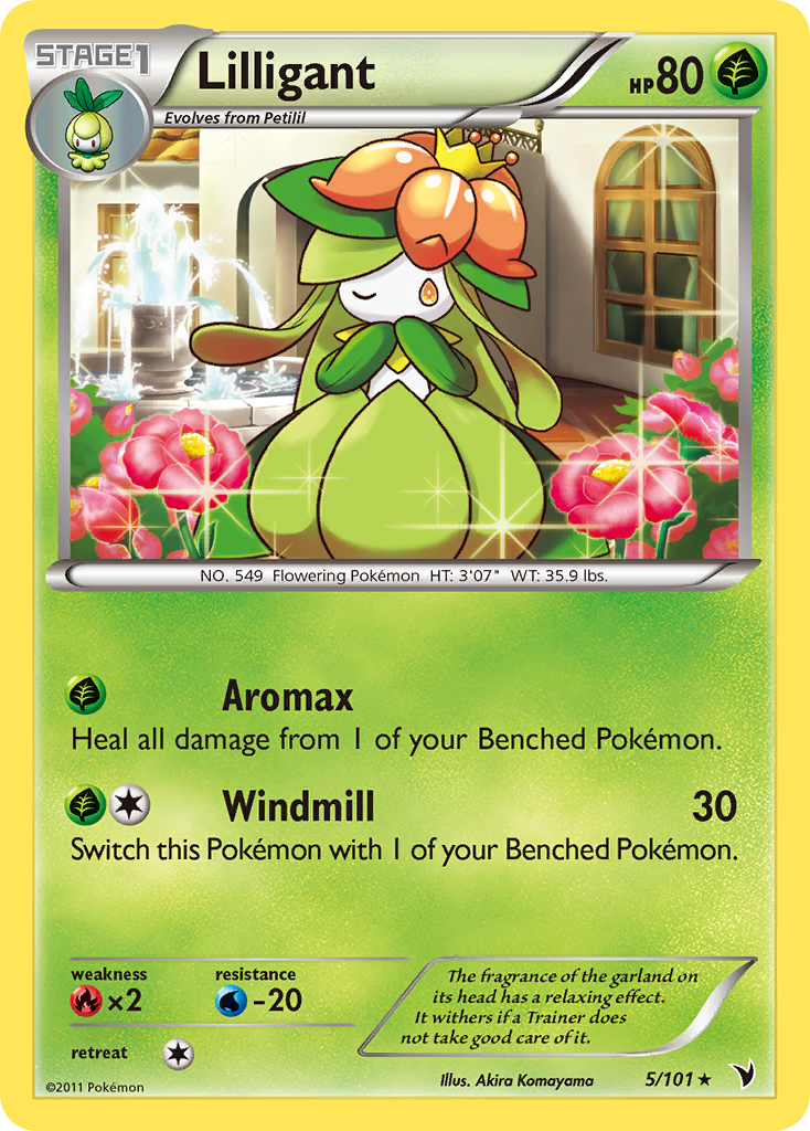 Lilligant - Noble Victories - #5 - Pokemon TCG card