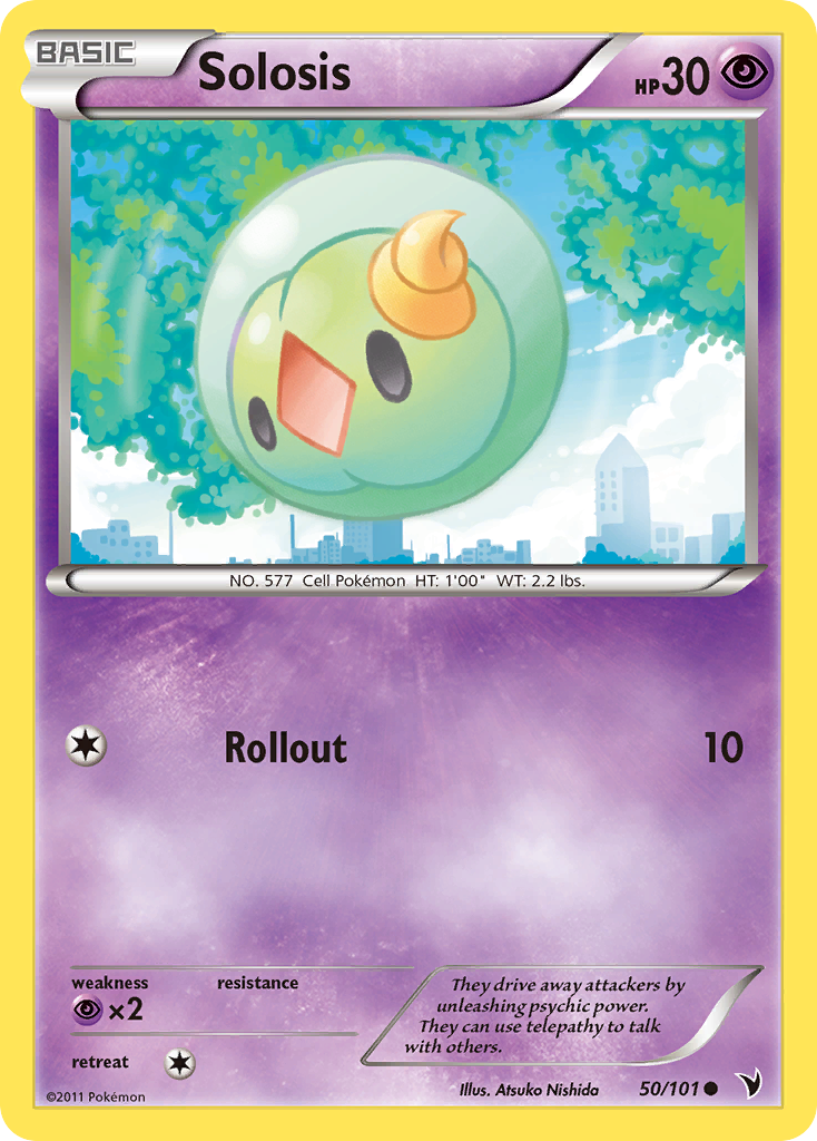 Solosis - Noble Victories - #50 - Pokemon TCG card